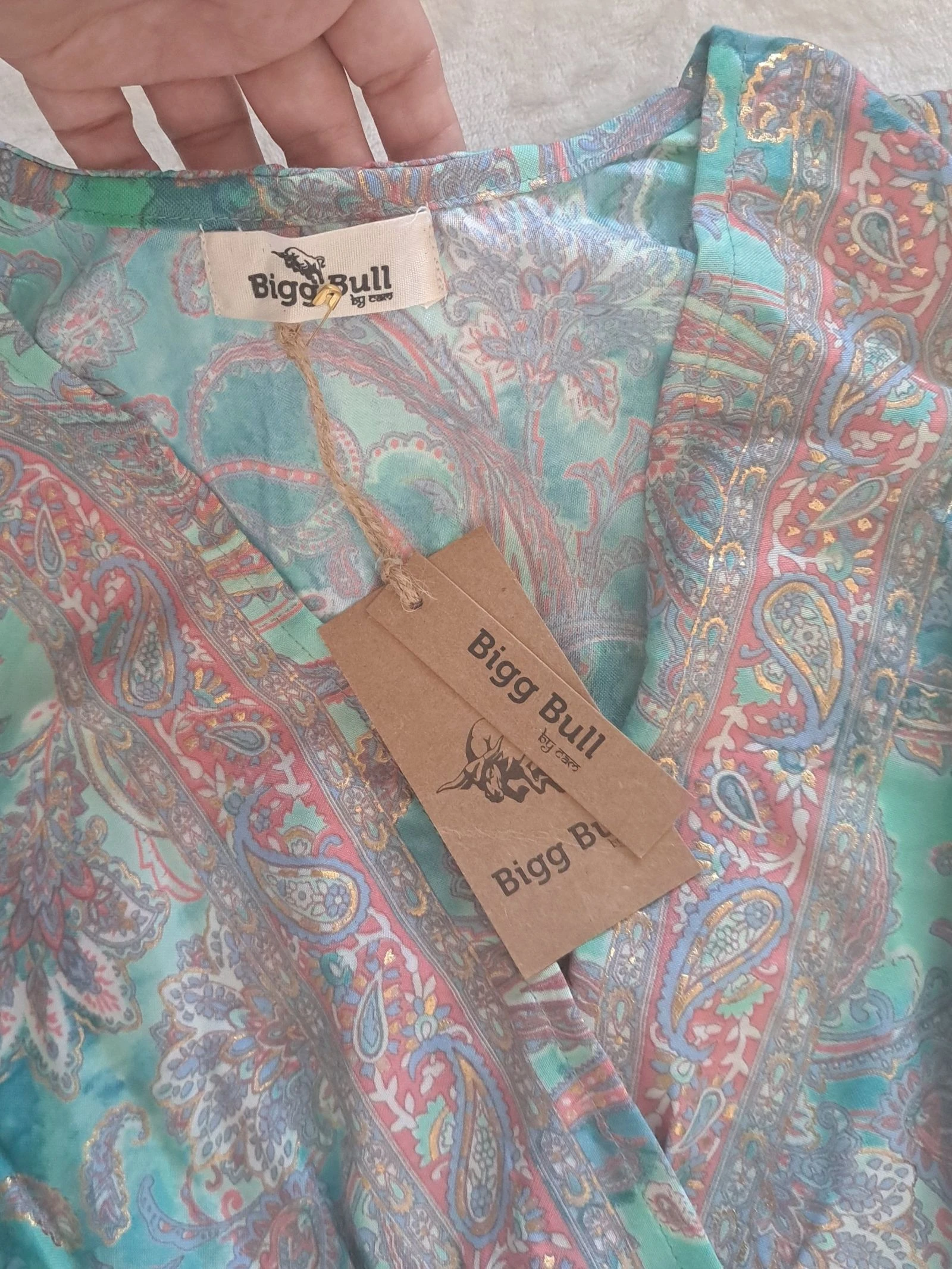 Bohemian Maxi Dress • Mint Green • TU • Flowy Fit – photo 2